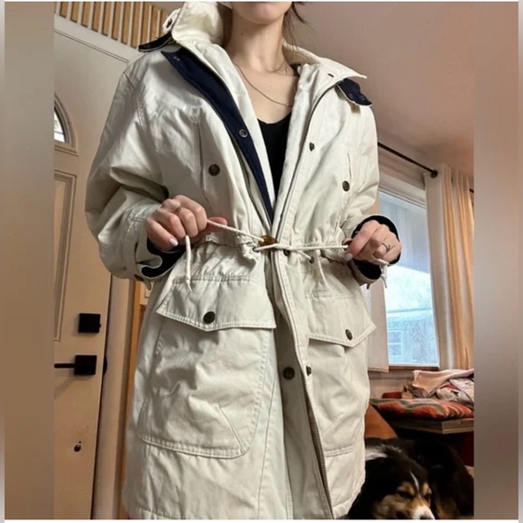 London Fog Jackets & Blazers - Vintage London Fog Cream Utility Jacket …009-Hanger